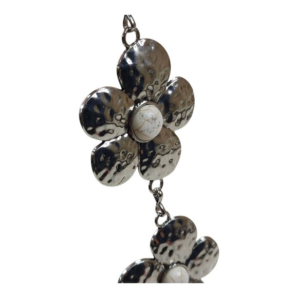 Silver Floral Chain Belt S/M By Truelove Accessories Concho Belt New - Picture 10 of 16